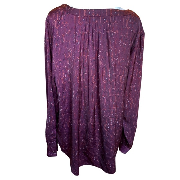 APT. 9 patterned blouse 1X - Picture 3 of 4